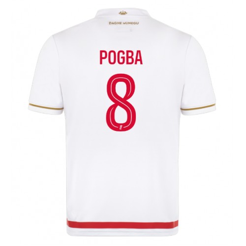 AS Monaco Paul Pogba #8 Hjemmebanetrøje 2025-26 Kort ærmer AS Monaco Paul Pogba #8 Hjemmebanetrøje 2025-26 Kort ærmer